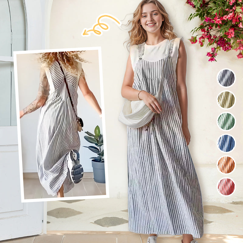 Modestique London | Casual Striped Camisole Dress