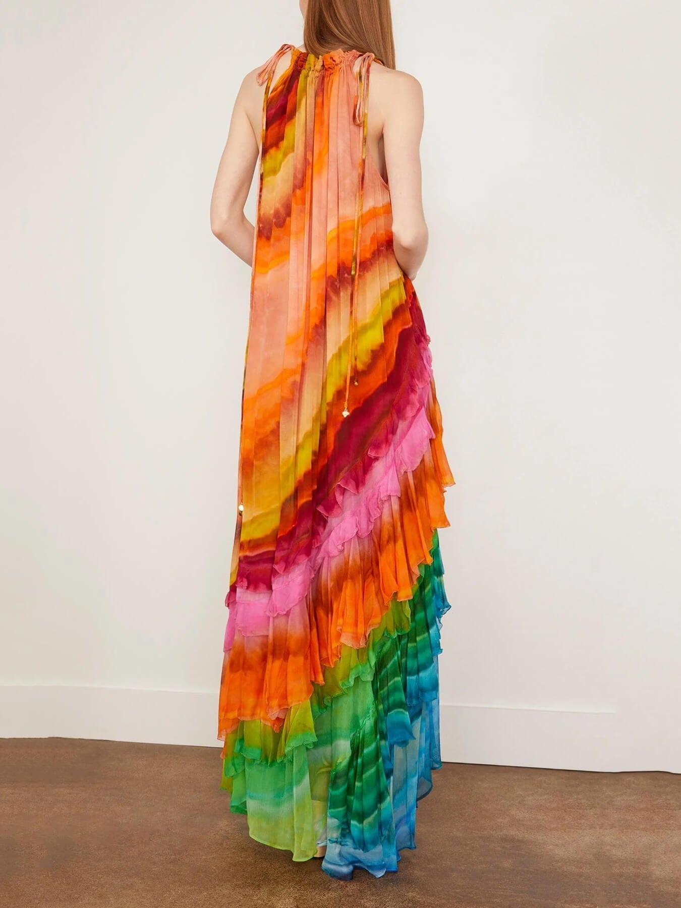 Iris™ - Ruffle Gown in Multi