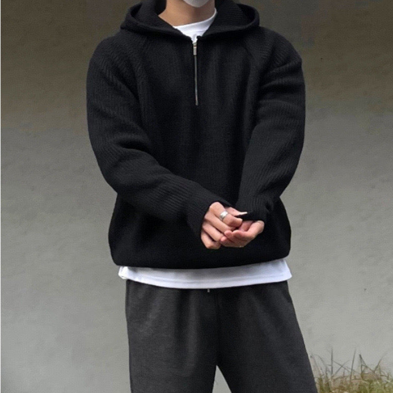 Modestique london™| TAEGU Semi Zip Hoodie
