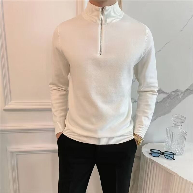Modestique london™| ANSEONG Fine Quarter Zip Sweater