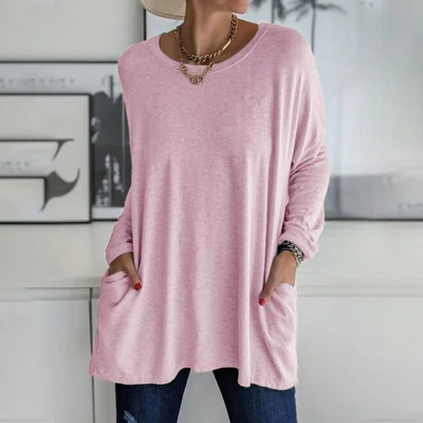 Aelira | Relaxed Long Sleeve Top