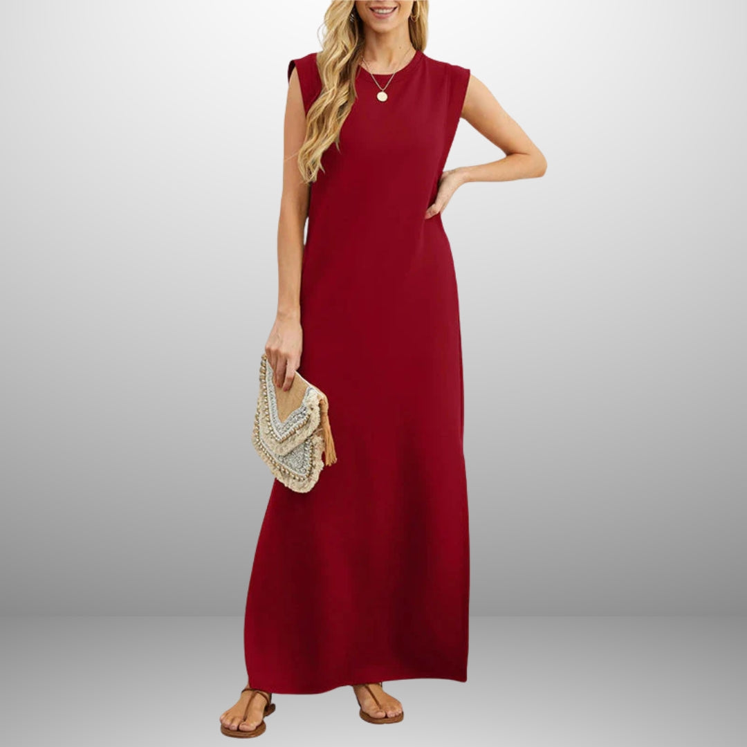Emma™ | Long Flowing Crease-Resistant Dress