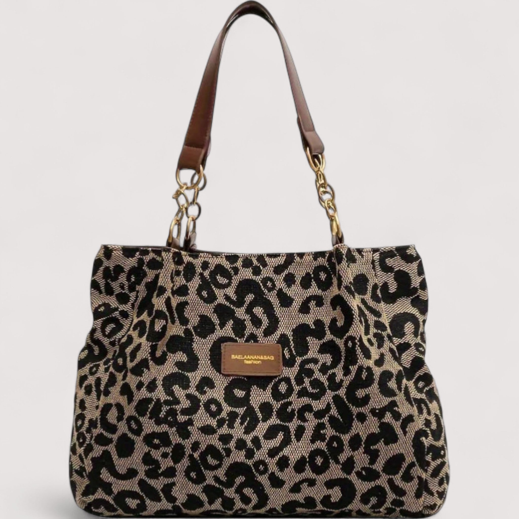 Edith™ | Leopard Canvas Shopping Bag
