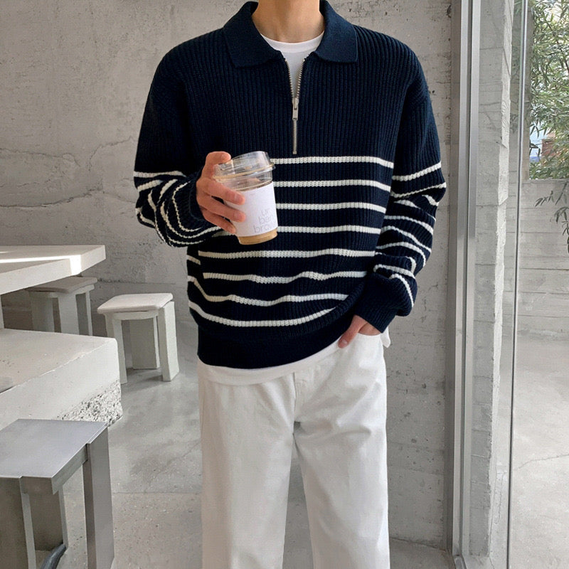 Modestique london™| ANYANG Knit Half-Zip Sweater