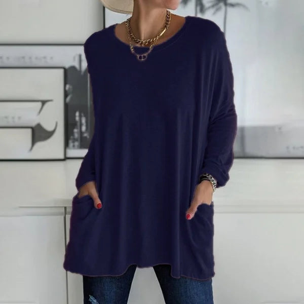 Aelira | Relaxed Long Sleeve Top