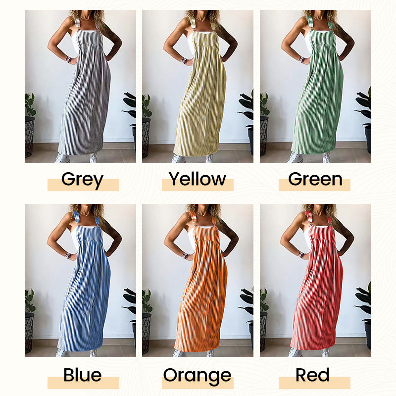 Modestique London | Casual Striped Camisole Dress