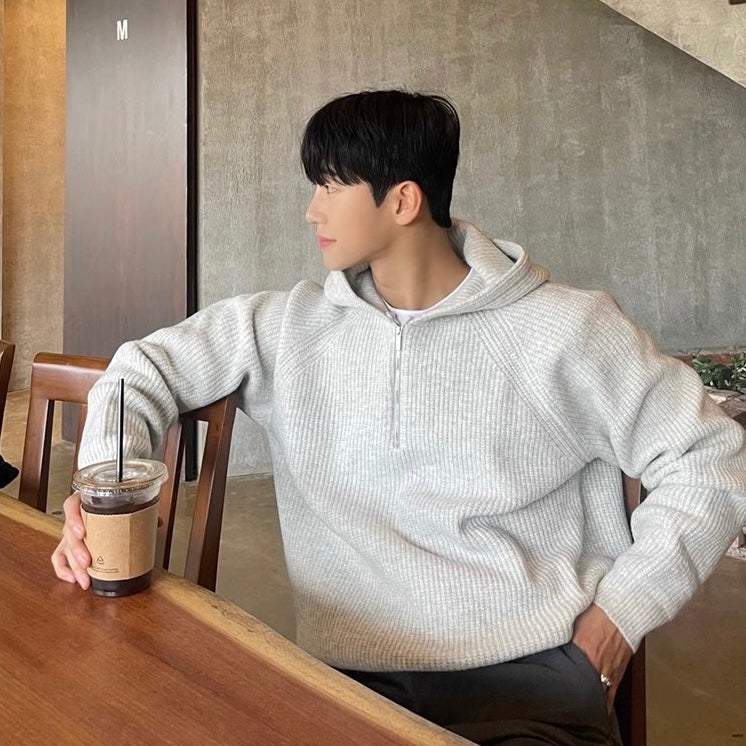 Modestique london™| TAEGU Semi Zip Hoodie