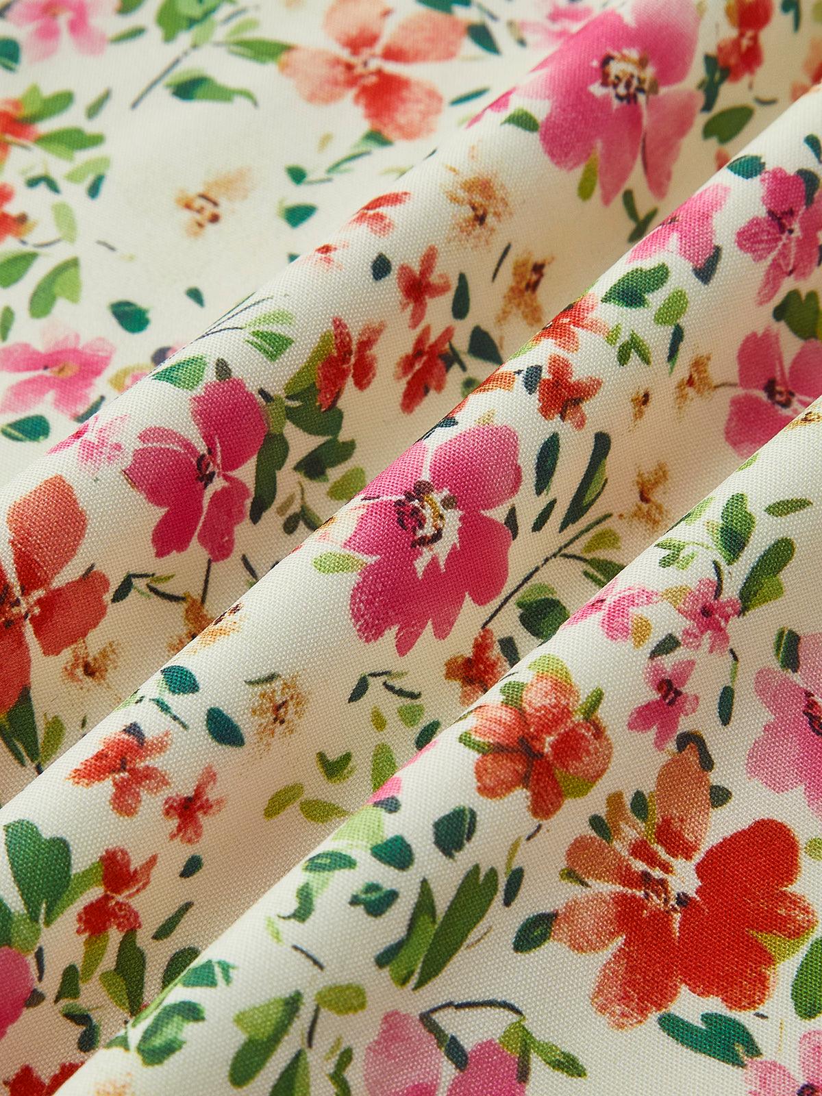 Jacquelin | Midi Dress with Floral Print