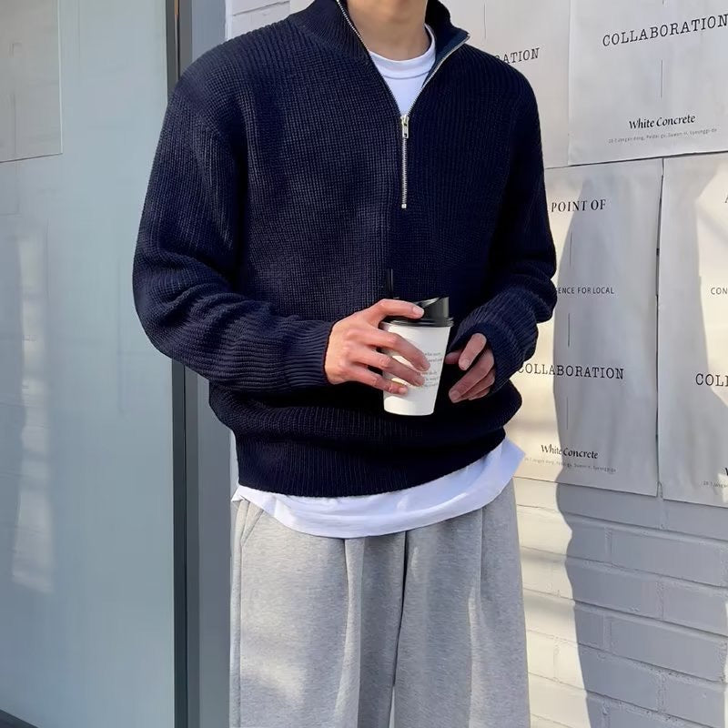 Modestique london™| JEONJU Half Zip Sweater