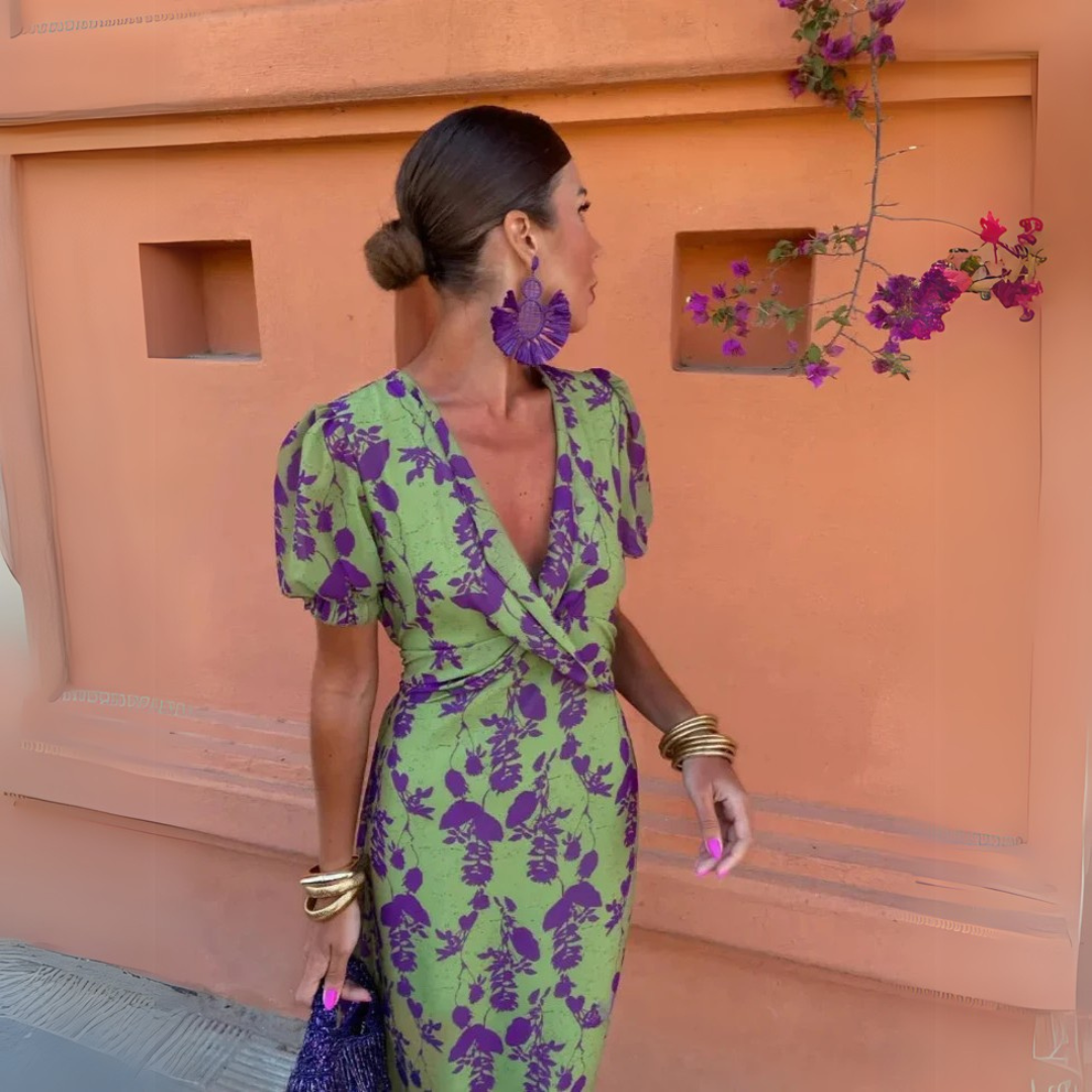 Danielle - Floral Midi Dress