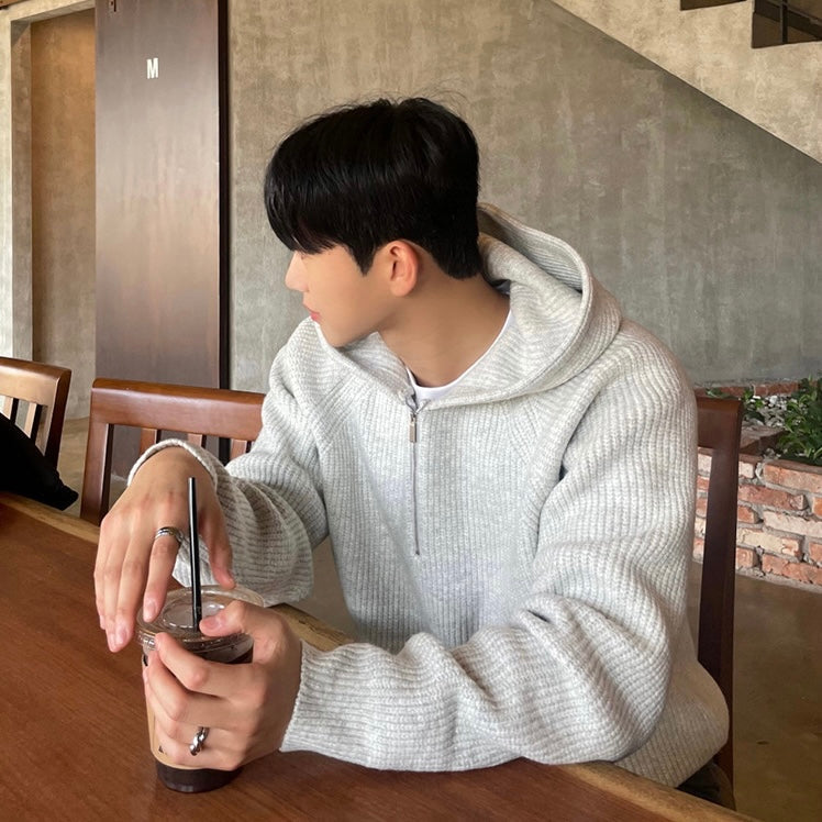 Modestique london™| TAEGU Semi Zip Hoodie