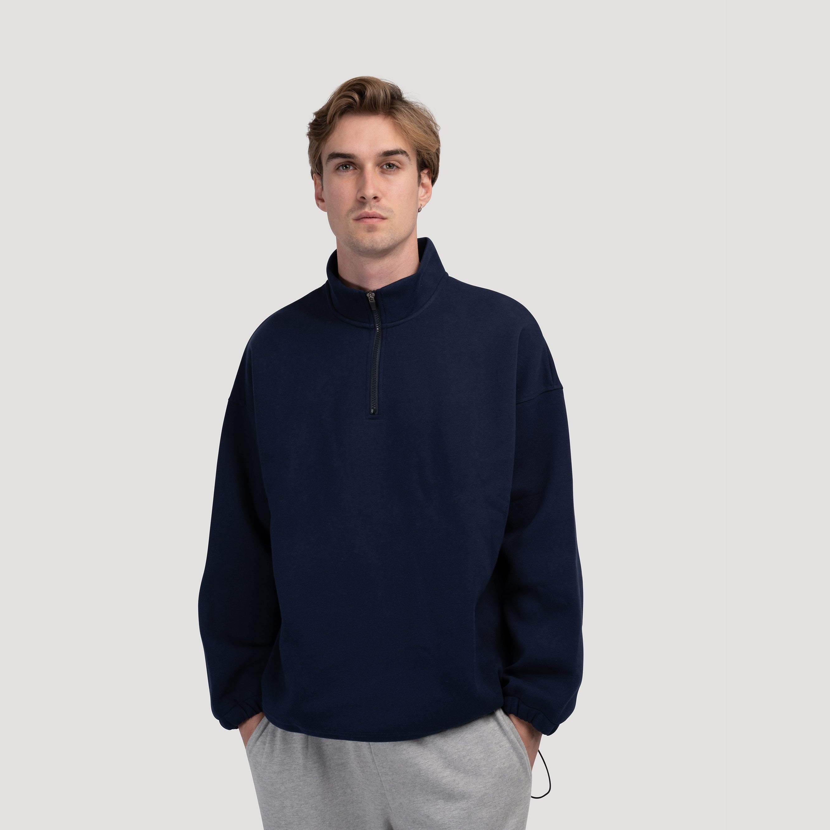 Modestique london™| INCHEON Fleece Quarter Zip
