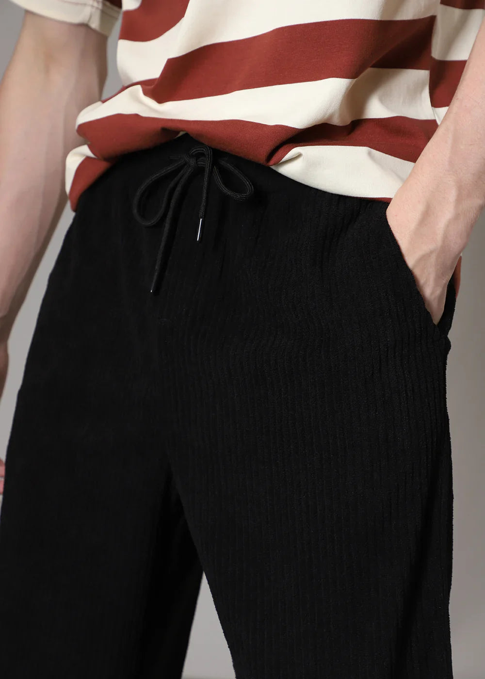 Modestique london™|Ribbed Tube Leg Trousers