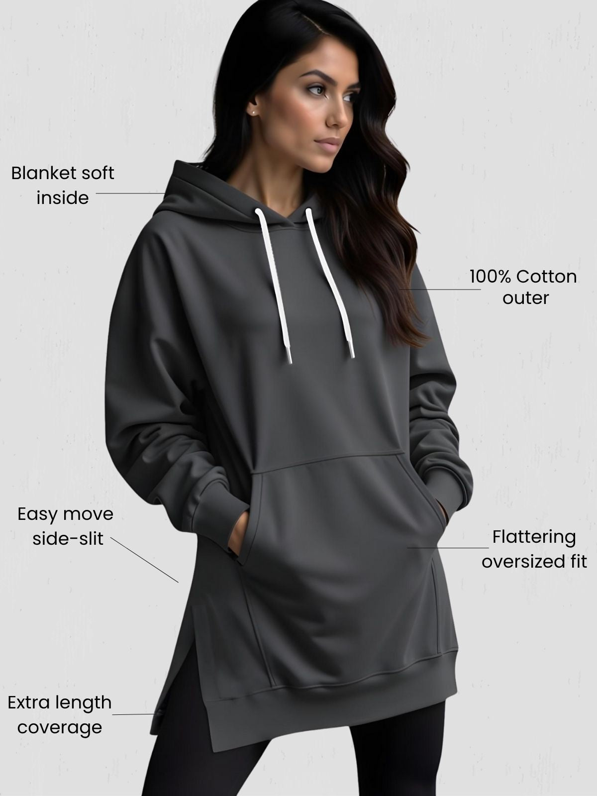 Oversized Hoodie Dress