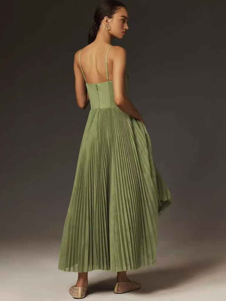 VÉRONIQUE ™ |VERDE DRESS