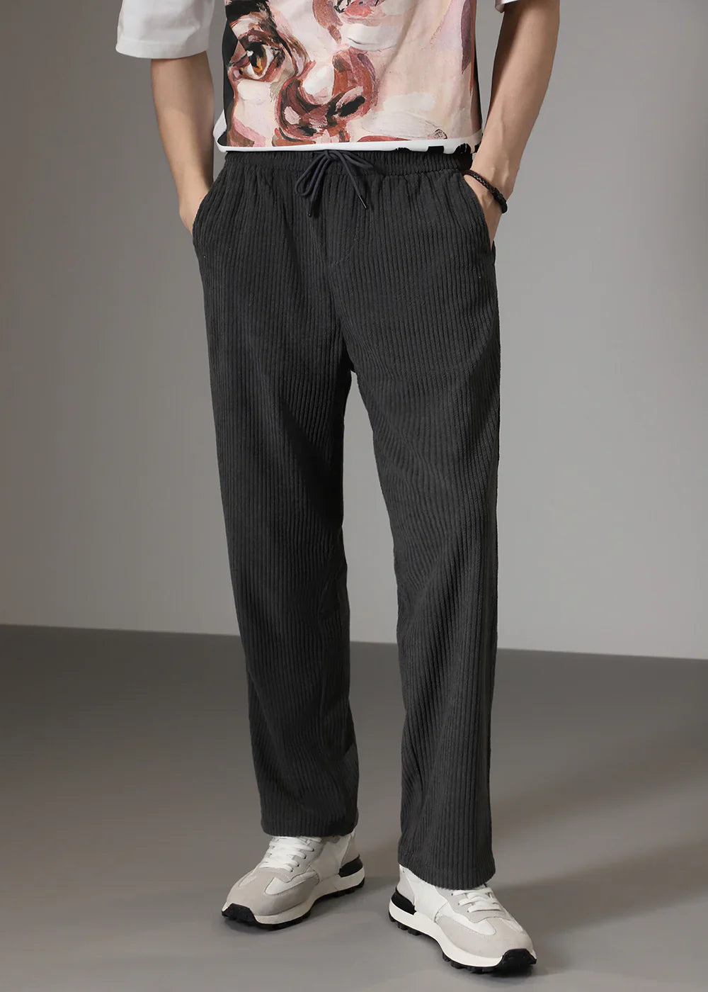 Modestique london™|Ribbed Tube Leg Trousers