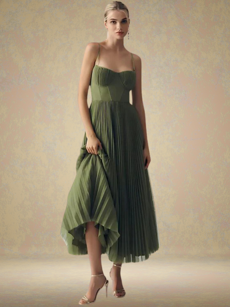 VÉRONIQUE ™ |VERDE DRESS
