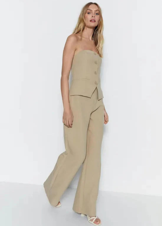 Modestique london™ | Bustier Tailored Jumpsuit