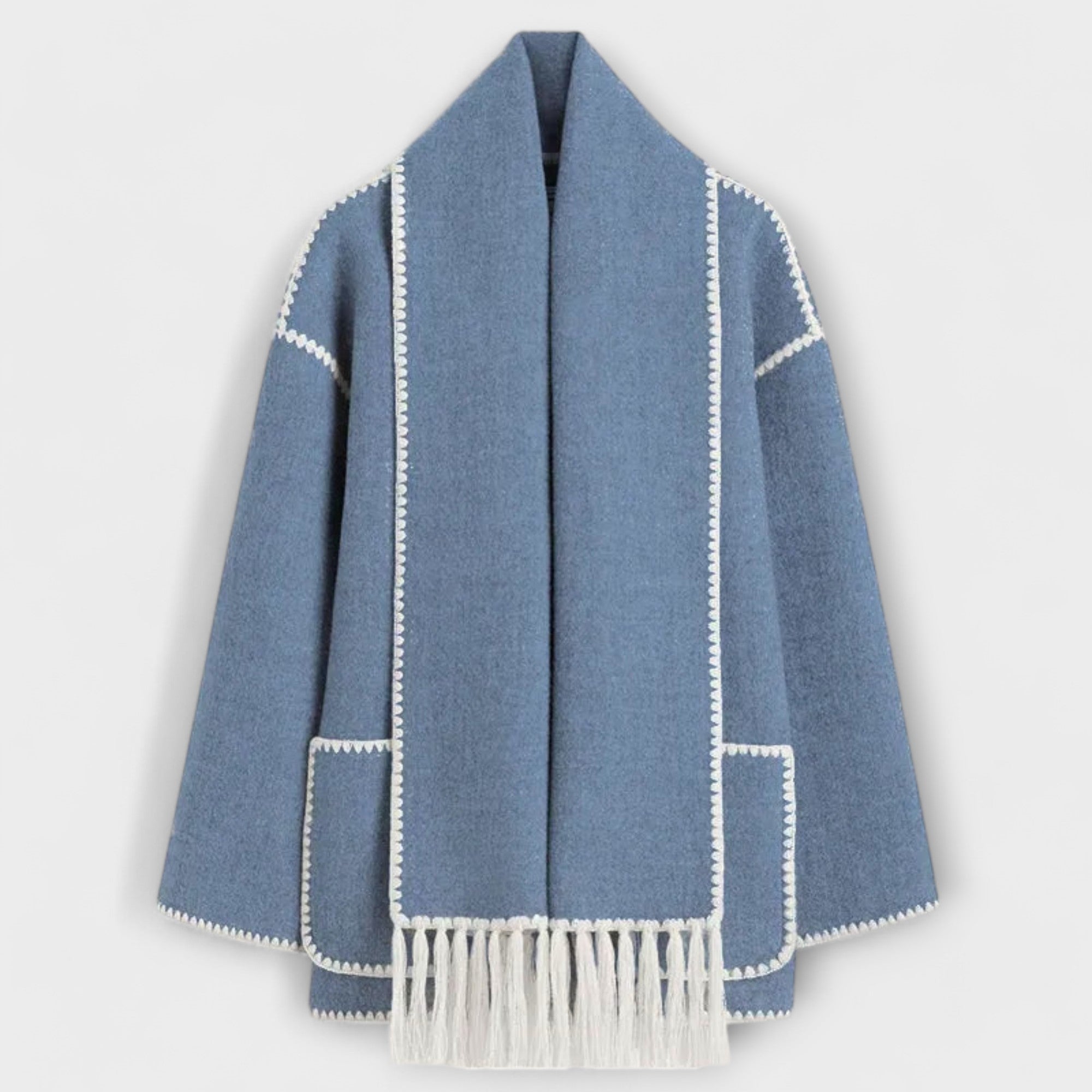 Chanel - Stylish Scarf Coat