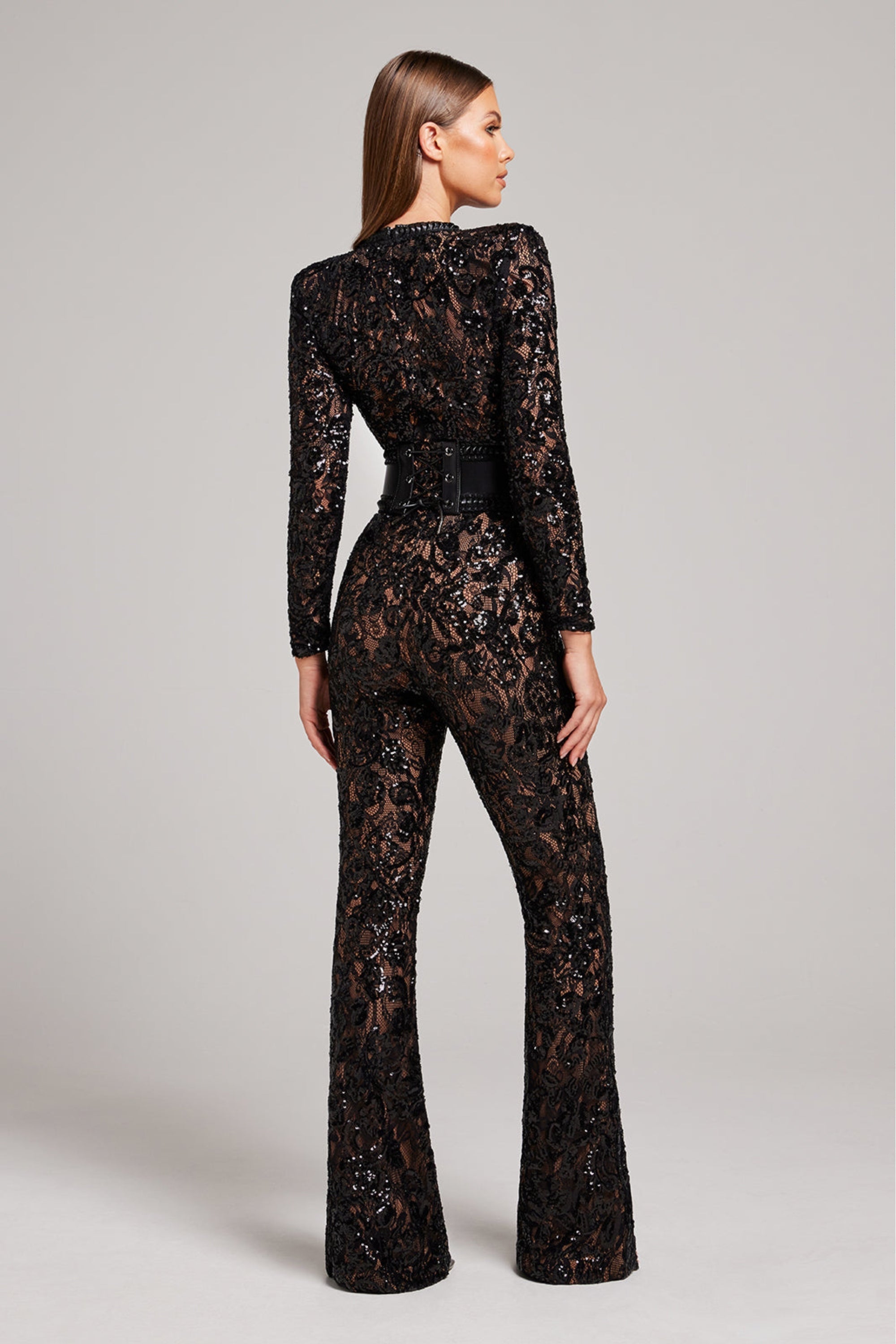 Modestique london™- Mia Lace Jumpsuit