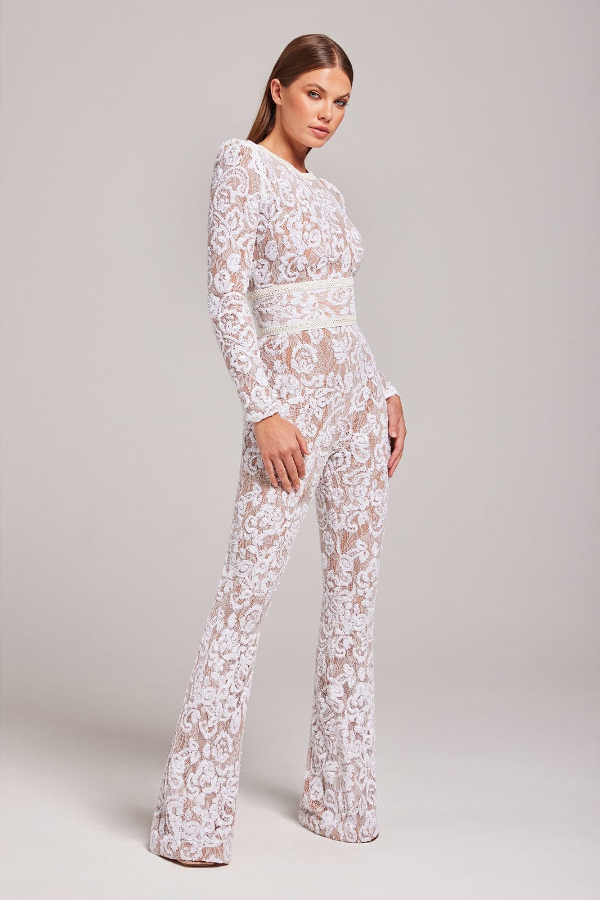 Modestique london™- Mia Lace Jumpsuit