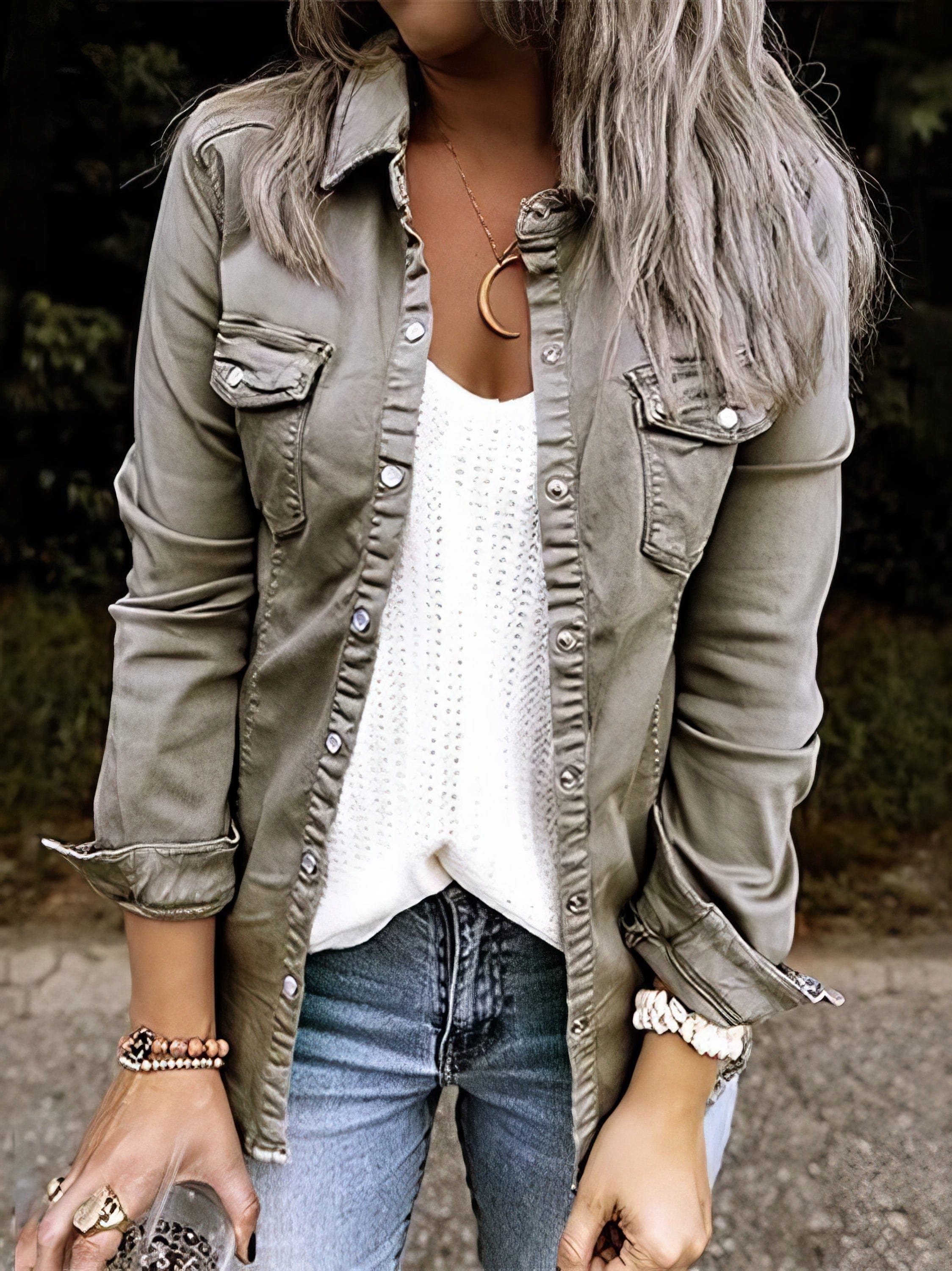 Averytoronto|Denim Shirt Jacket