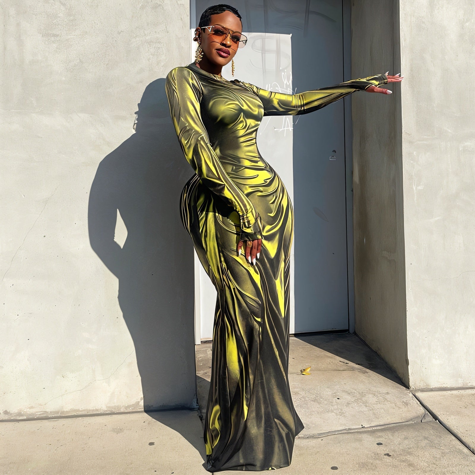 Modestique London™-Illusion Maxi Dress